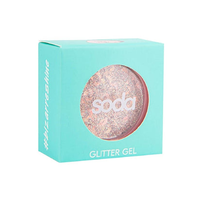 Soda Glitter Jel 002 Leo - Long-Lasting Glitter Gel for Cosmetic Use on Social Media