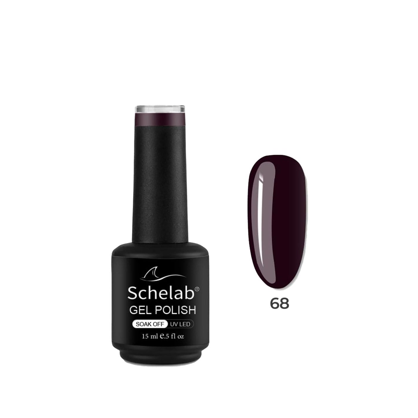 Schelab Long-Lasting 3-Step Gel Nail Polish 069 - 15ml, Durable & High-Gloss Finish