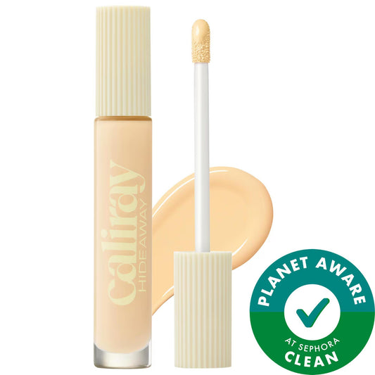 Hideaway: Brightening & Hydrating Under Eye Color Corrector Concealer -  Erase Dark Circles, Lightweight, Crease-Proof Formula for Radiant, Natural Look