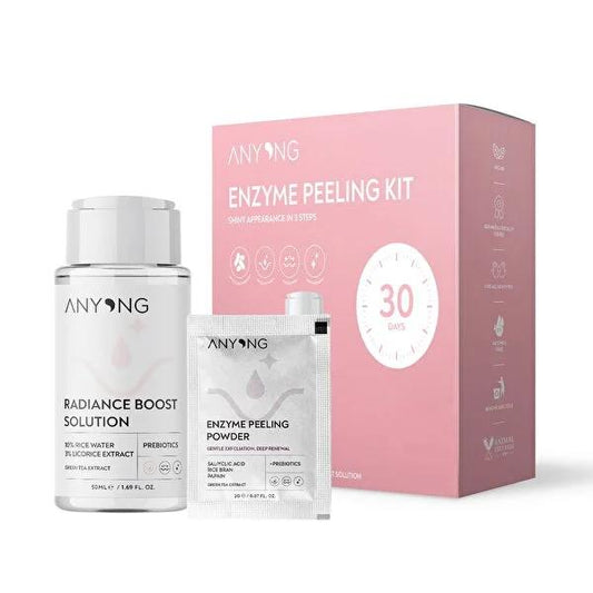Anyong Enzyme Peeling Kit - Gentle Exfoliating Skincare for Brighter, Smoother Skin with Natural Ingredients