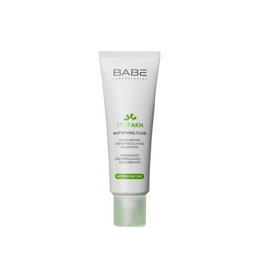 Babe Stop Akn Mattifying Fluid: Control Shine & Blemishes with Oily Acne-Prone Skin Treatment - 50ml