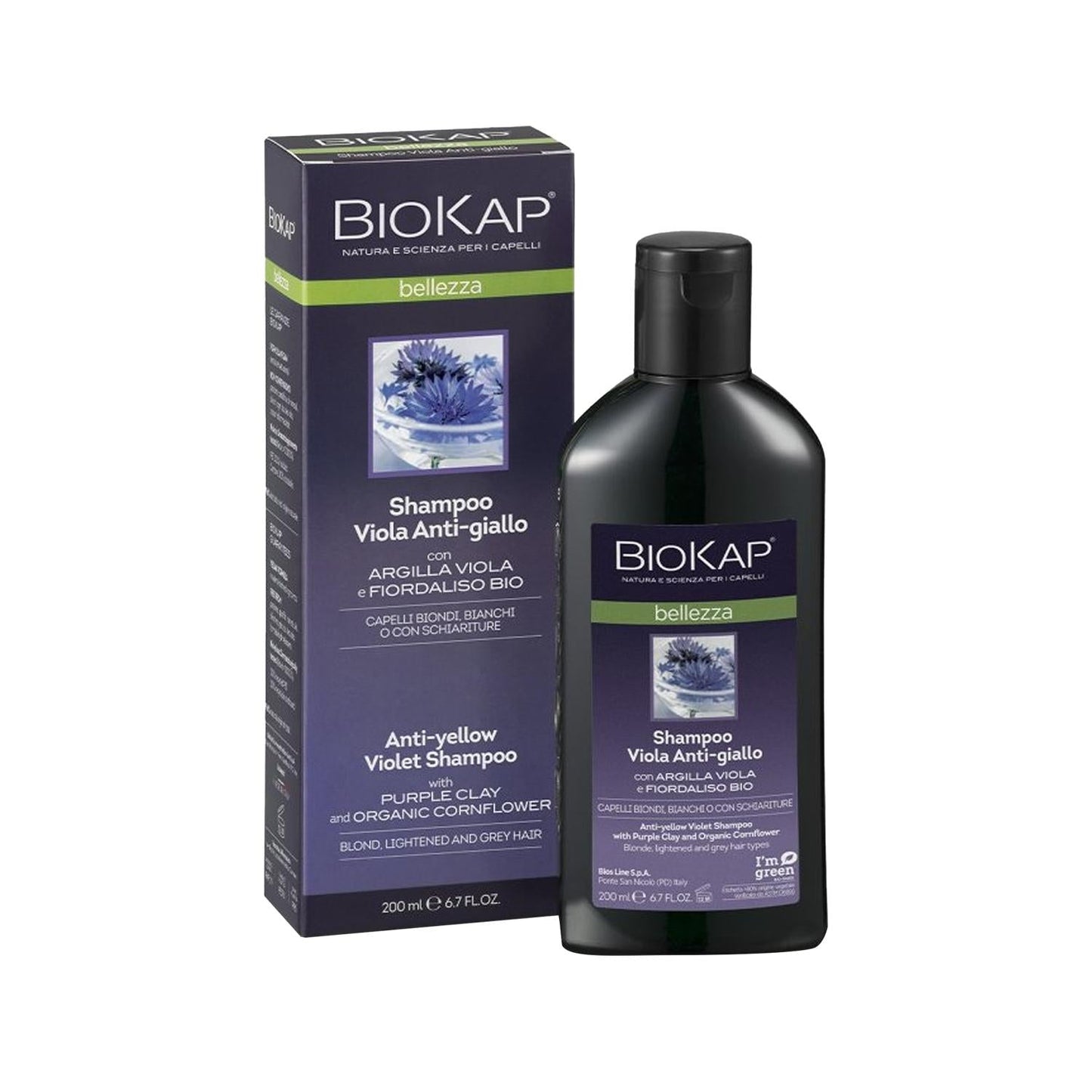 Biokap Bellezza Anti-Yellow Purple Shampoo 200 ml