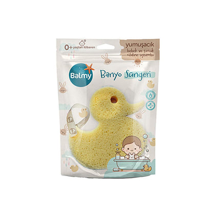 Balmy Baby Bath Sponge - Soft, Natural, and Hypoallergenic for Sensitive Skin