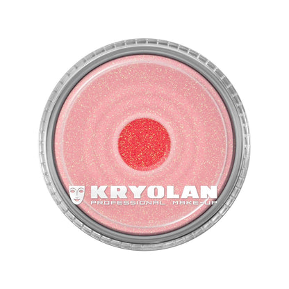 Kryolan Polyester Glimmer Fine Pastel Pink Glitter 4g