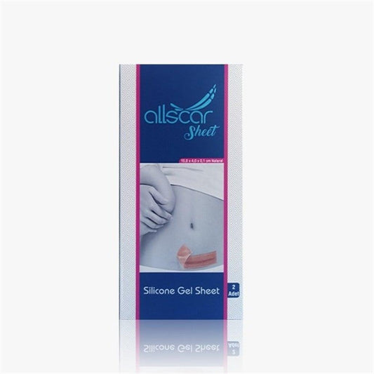 Allscar Silicone Gel Sheet 15X4 cm - Soothing Scar Care for Post-Operative Wounds