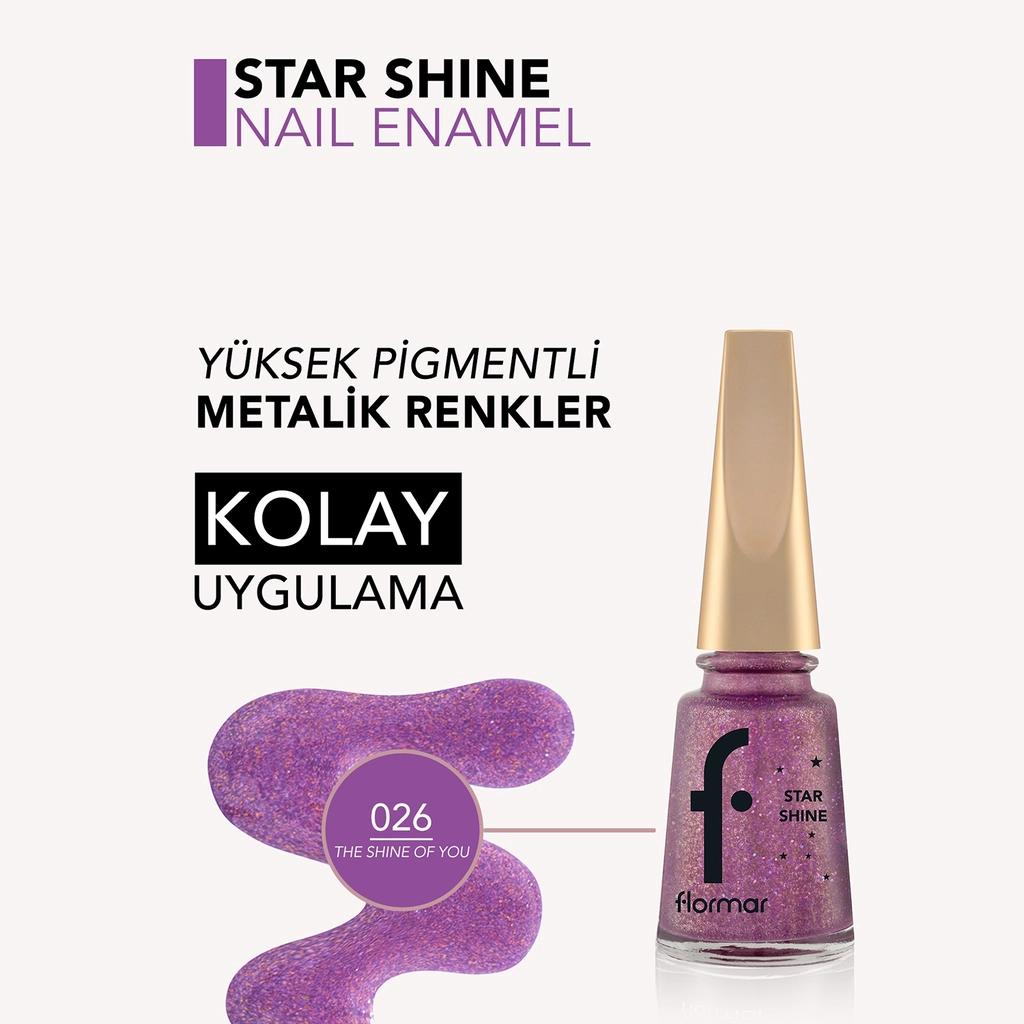 Flormar Star Shine Nail Polish in SSNE26 The Shine of You 11ml