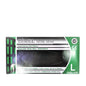 Bimel Nitrile Examination Gloves - Powder-Free, Black, Large - 100 Count - Latex Allergy Friendly