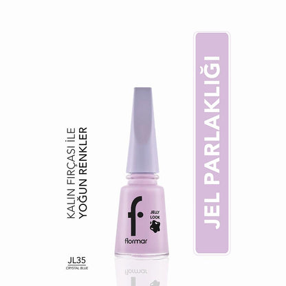 Flormar Jelly Look Nail Polish JL35 Crystal Blue 11ml