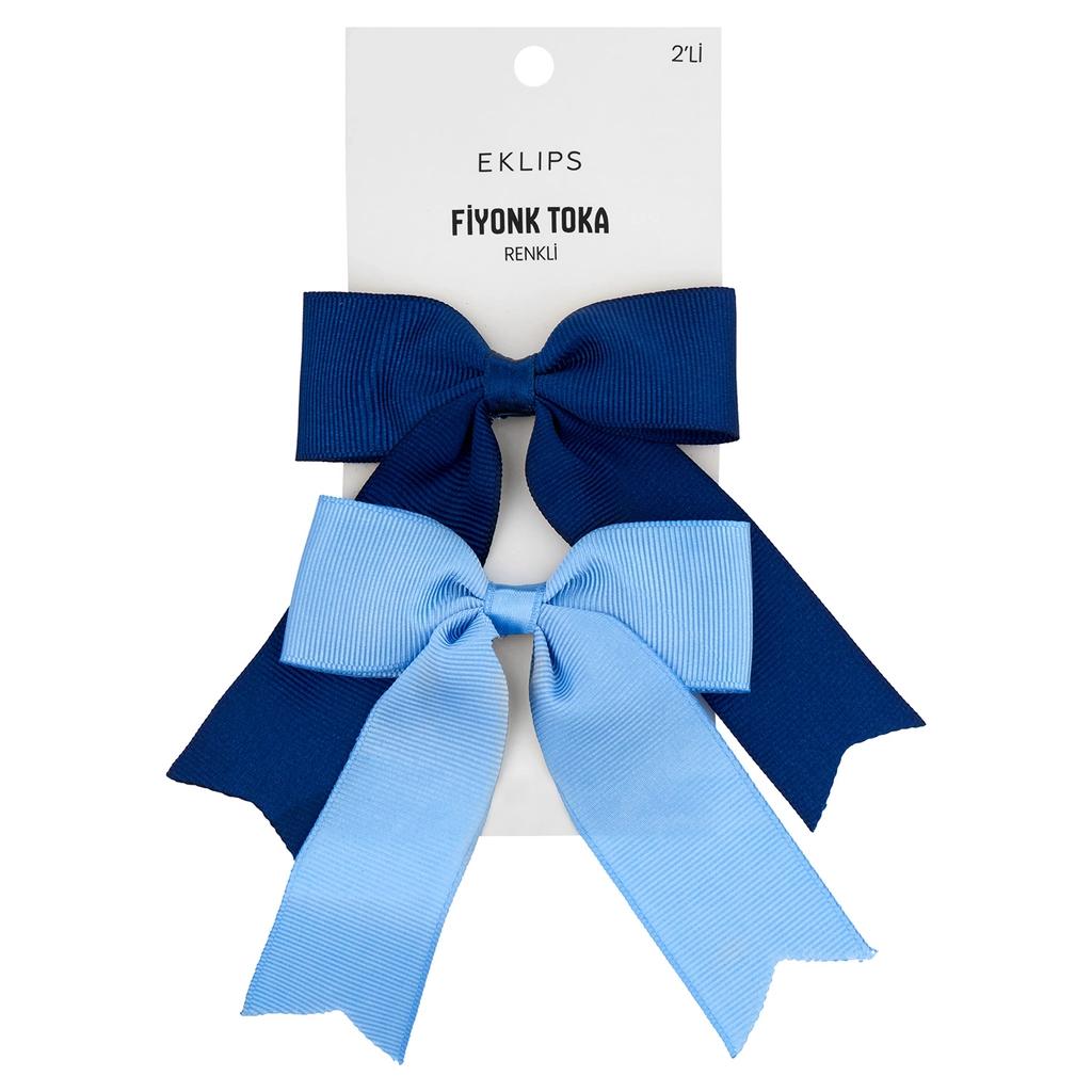 Eklips Ribbon Hair Clip Set for Styling 2-Pack