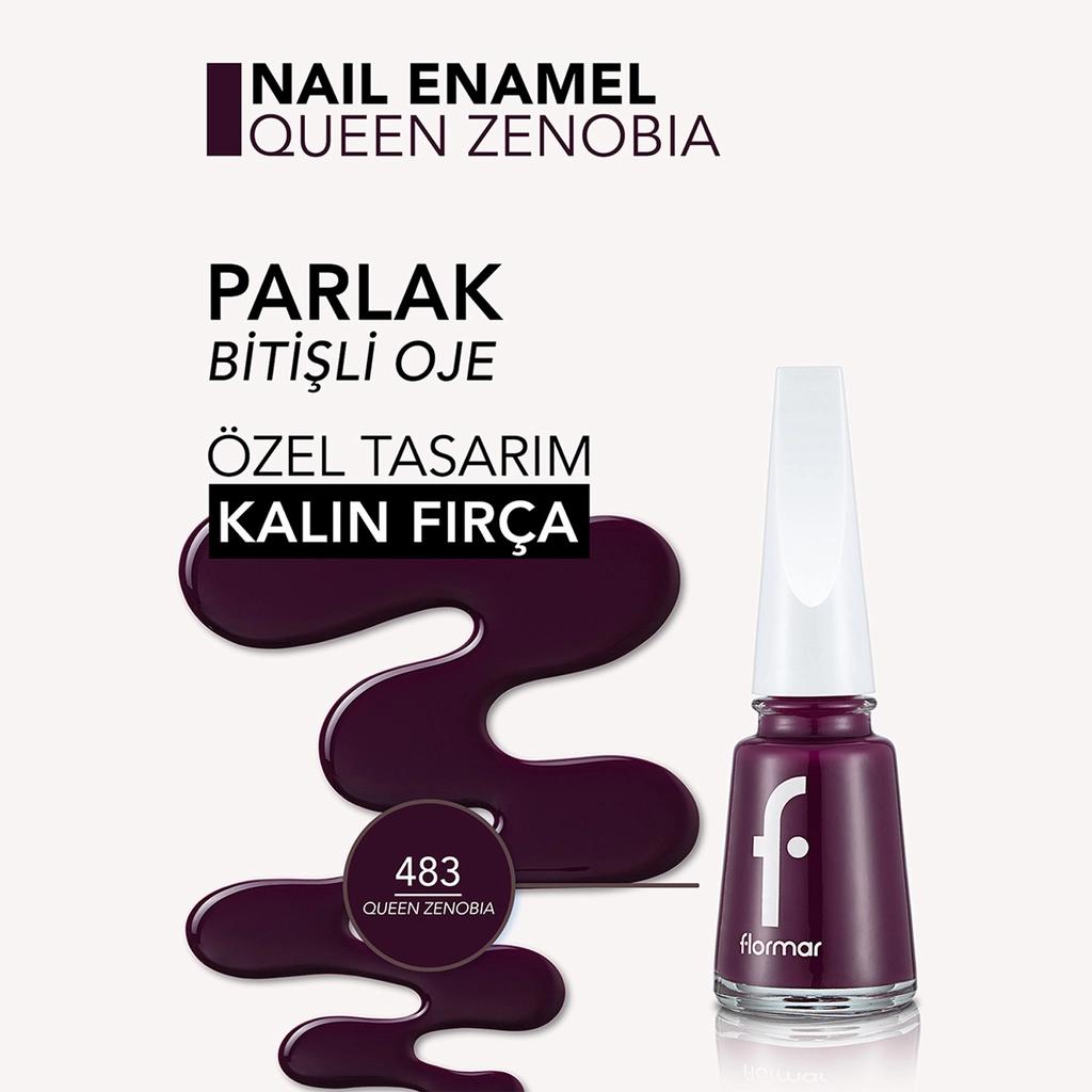 Flormar Nail Enamel 483 Queen Zenobia High Pigment