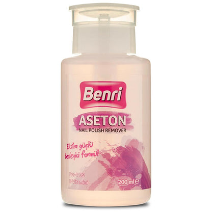Benri Extra Strong Pump Acetone Polish Remover 200 ml
