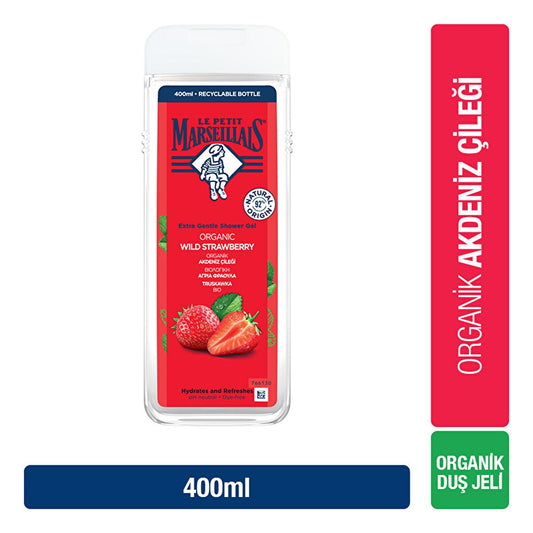 Le Petit Marseillais Strawberry Shower Gel: Gentle & Fragrant Body Wash for Refreshing Clean