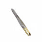Nascita Half-Slanted Yellow Tweezers for Precise Grooming 1 pc