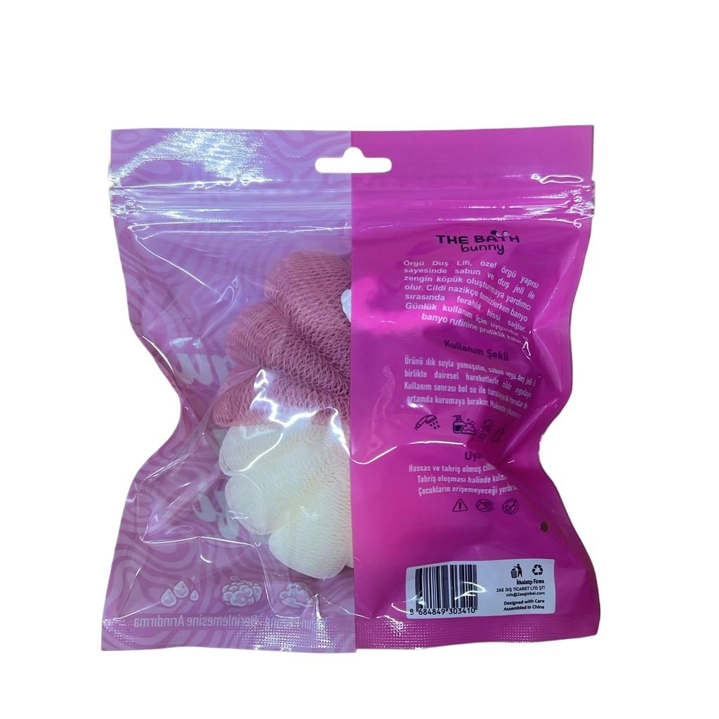 The Bath Bunny Knitted Bath Loofah for Gentle Exfoliation
