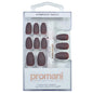 Promani Matte Burgundy False Nail Kit 24 Count