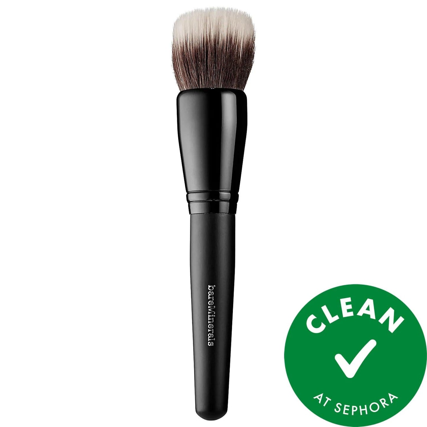 bareMinerals Smoothing Foundation Brush - Dual-Fiber Synthetic Makeup Brush for Flawless Foundation Application