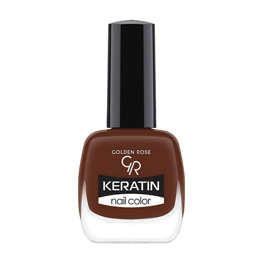 Golden Rose Keratin Nail Polish - Long-Lasting, Nourishing Nail Color with Keratin Enriched Formula