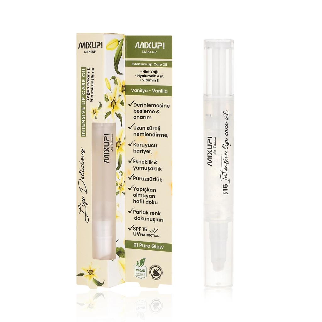 Mixup! Lip Delicious Oil Pen 01 Pure Glow Hydrating Lip Oil