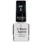 Rival de Loop 2-Steps Xpress Nail Polish Top Coat - Long Lasting, Quick Dry, 8ml