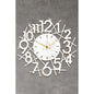 Muyika 41x41cm Metal Distressed Finish Silent Sweep Wall Clock - Decorative Wall Accessory for Homeowners