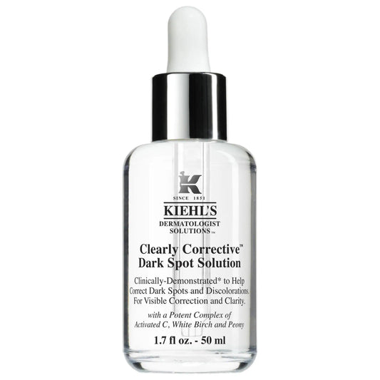 Kiehl's Clearly Corrective Dark Spot Corrector: Vitamin C Serum for Hyperpigmentation, Uneven Skin Tone & Post-Acne Mark Removal - Brightening Face Serum