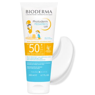 Bioderma Children's Sunscreen Lotion SPF50+ - Hypoallergenic, Water-Resistant Sun Protection for Sensitive Skin
