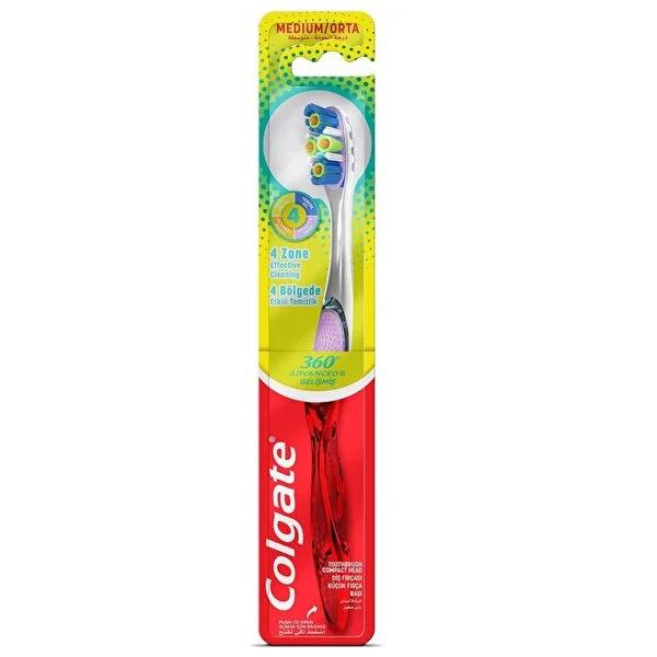 Colgate Advanced Manual Toothbrush with 4-Way Cleaning Protection