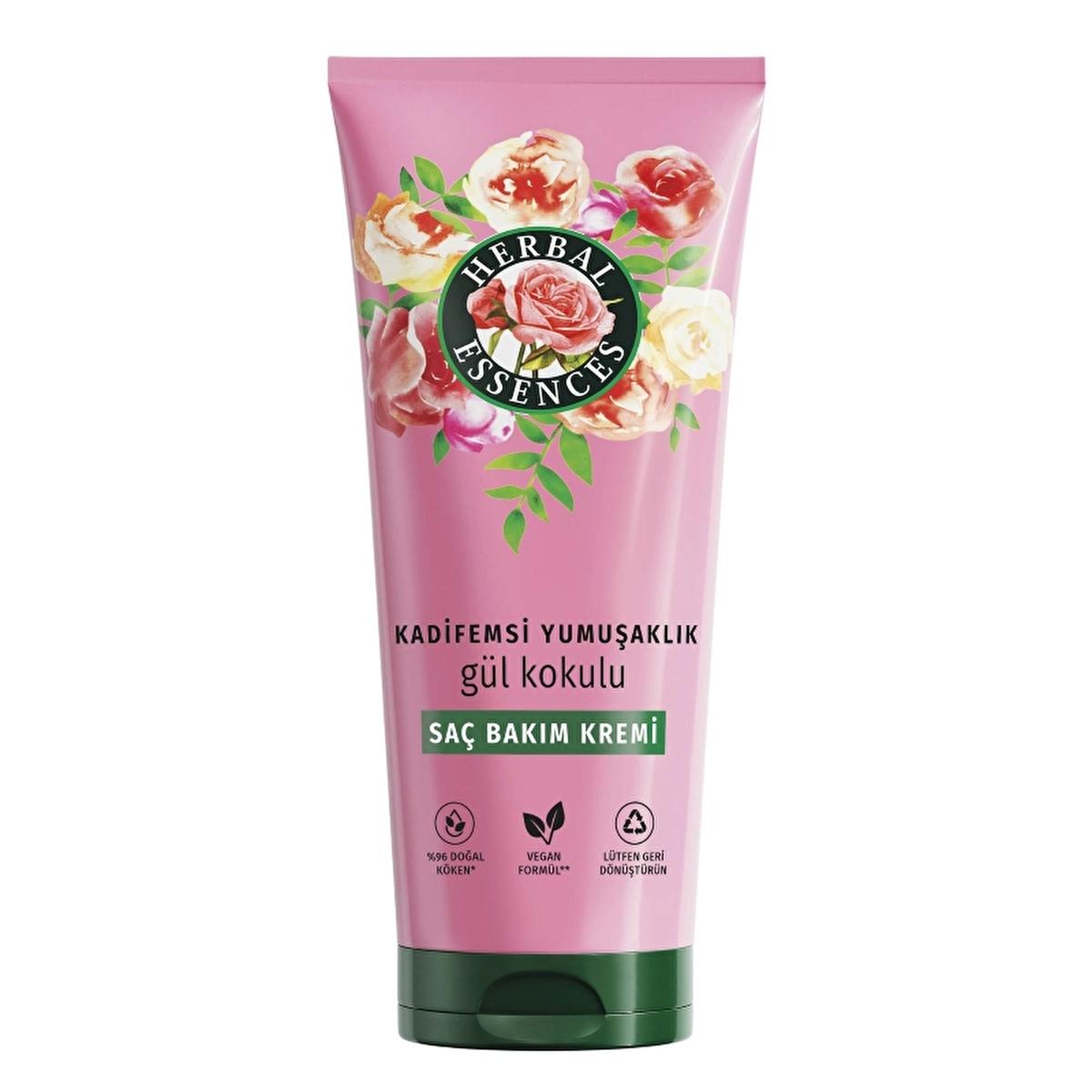 Herbal Essences Rose-Scented Hair Care Cream - Vegan, Nourishing, and Softening for Dry Hair