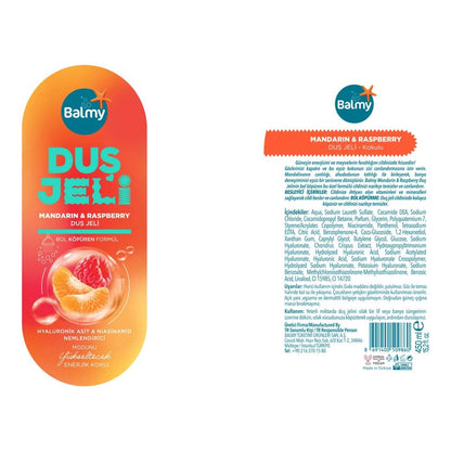 Balmy Mandarin & Raspberry Shower Gel for Fresh Skin 450 ml