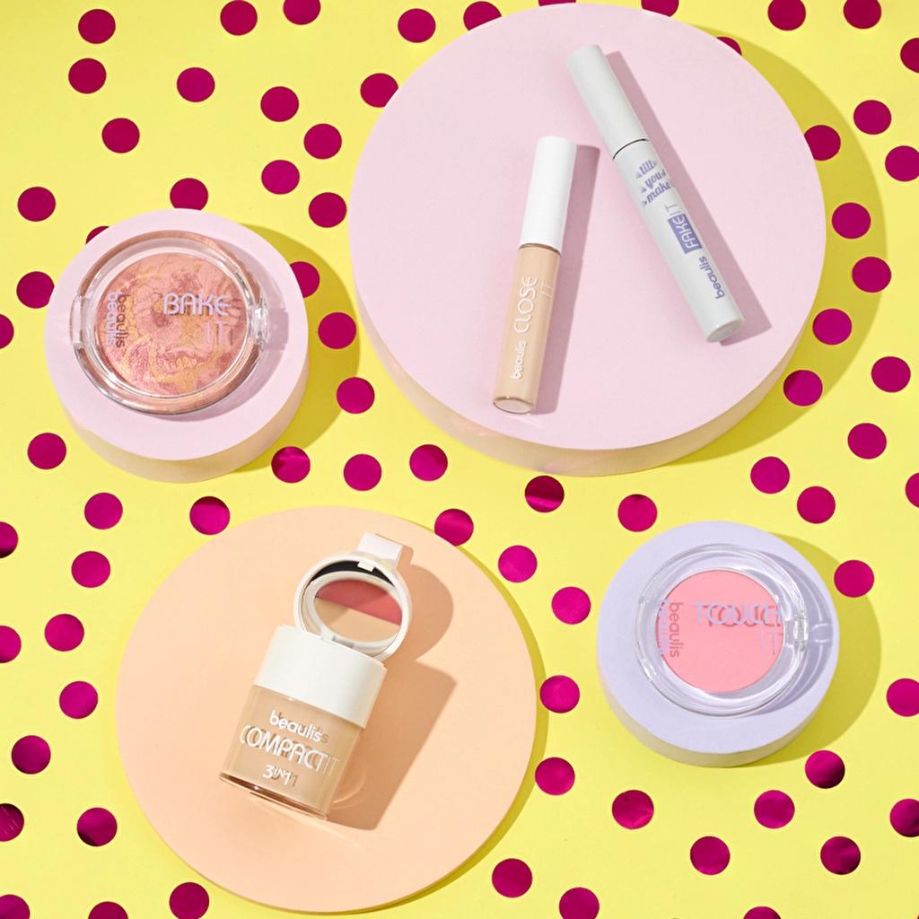 Beaulis Compact It Foundation, Blush & Concealer 115 Natural Beige