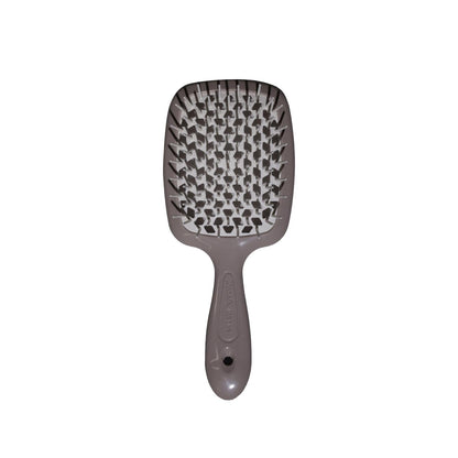 Janeke Superbrush Detangling Hair Brush in Grey & White