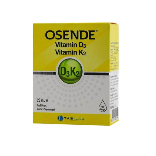Osende Vitamin D3 K2 Drops: Enhanced Bone Health, Immune Support - Liquid Vitamin D Supplement for Optimal Absorption