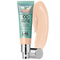CC+ Cream Natural Matte Foundation with SPF 40 by CC Brand - Full Coverage, Non-Comedogenic, Vegan Makeup