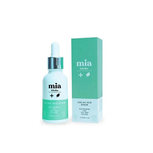 Mia Klinika Azelaic Acid Serum for Acne & Redness | Soothe, Repair & Correct Skin Tone - With Tea Tree, Niacinamide - 1 fl oz