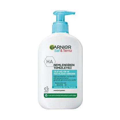 Garnier Facial Cleanser - Moisturizing Face Wash for Sensitive Skin, 8.45 fl oz