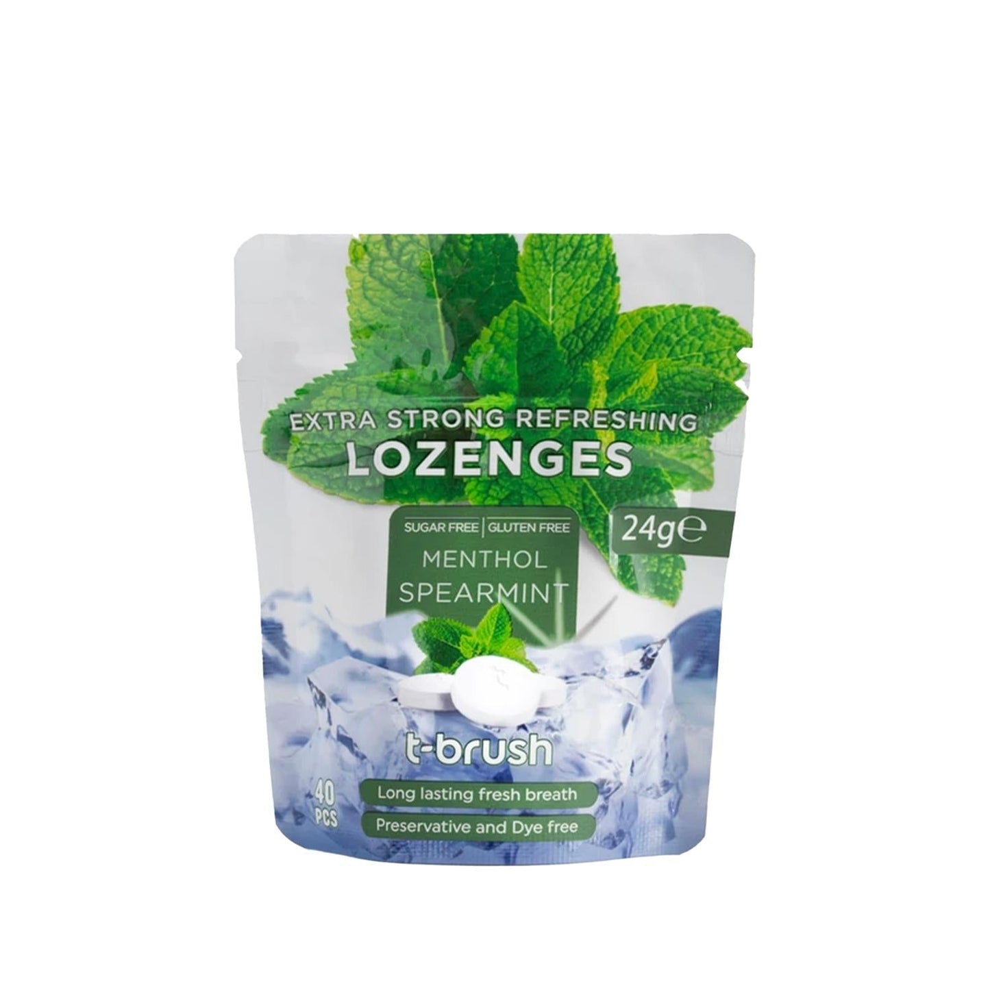 T-Brush Eucalyptus Mint Refreshing Breath Mints 40 Tablets