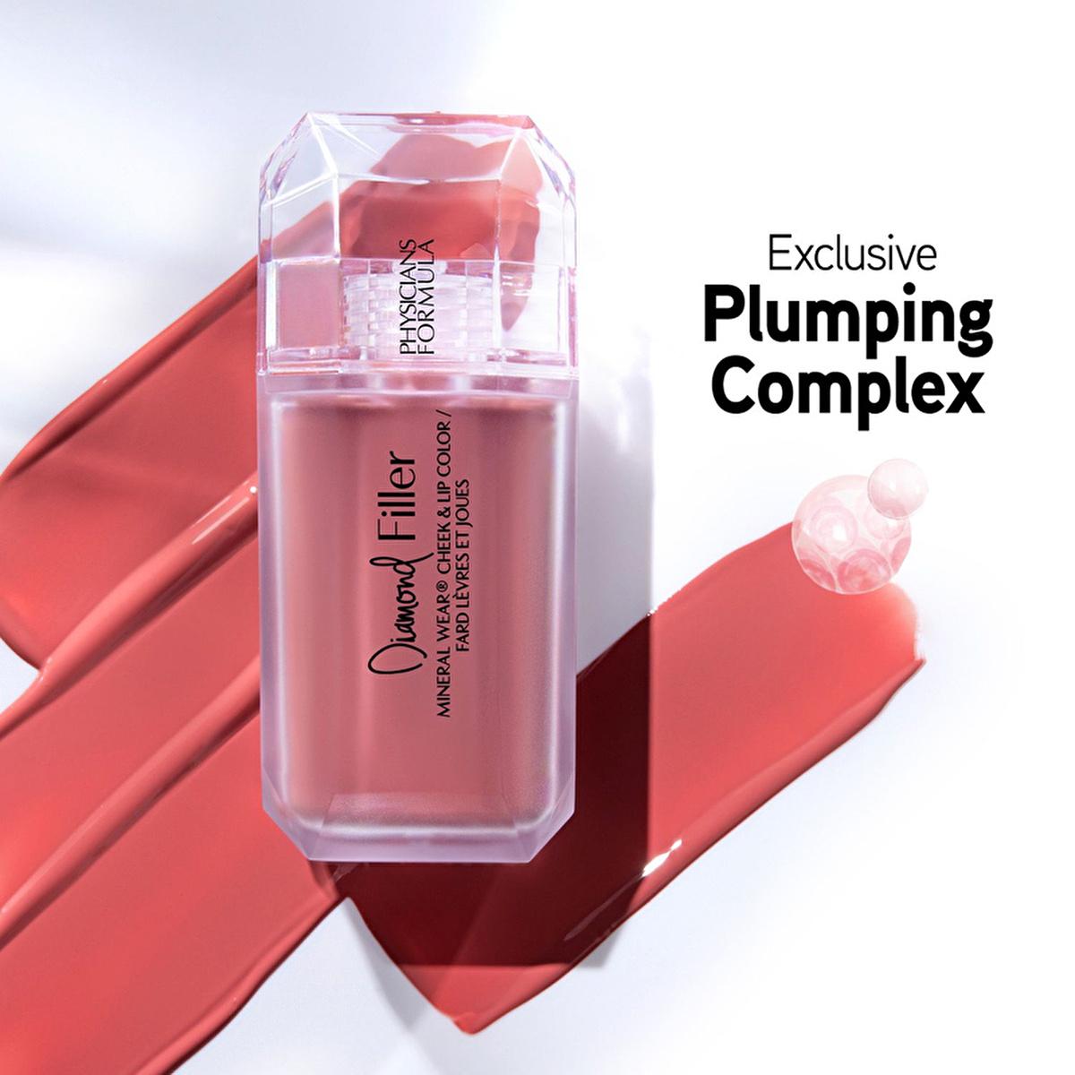 Physicians Formula Diamond Filler Allõk Blush - Radiant Shimmer for Cheeks & Lips - Desert Dust Glow