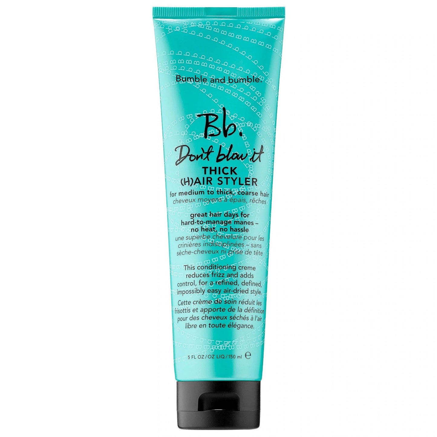 Don't Blow It Thick Air-Dry Cream by Don't Blow It - Hair Styling Cream for Medium to Thick Hair, Anti-Frizz, Light Hold, Color-Safe
