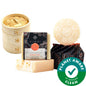 Viori Natural Hair Shampoo & Conditioner Bar Set with Bamboo Holder - Eco-Friendly, Vegan, Cruelty-Free Hair Care