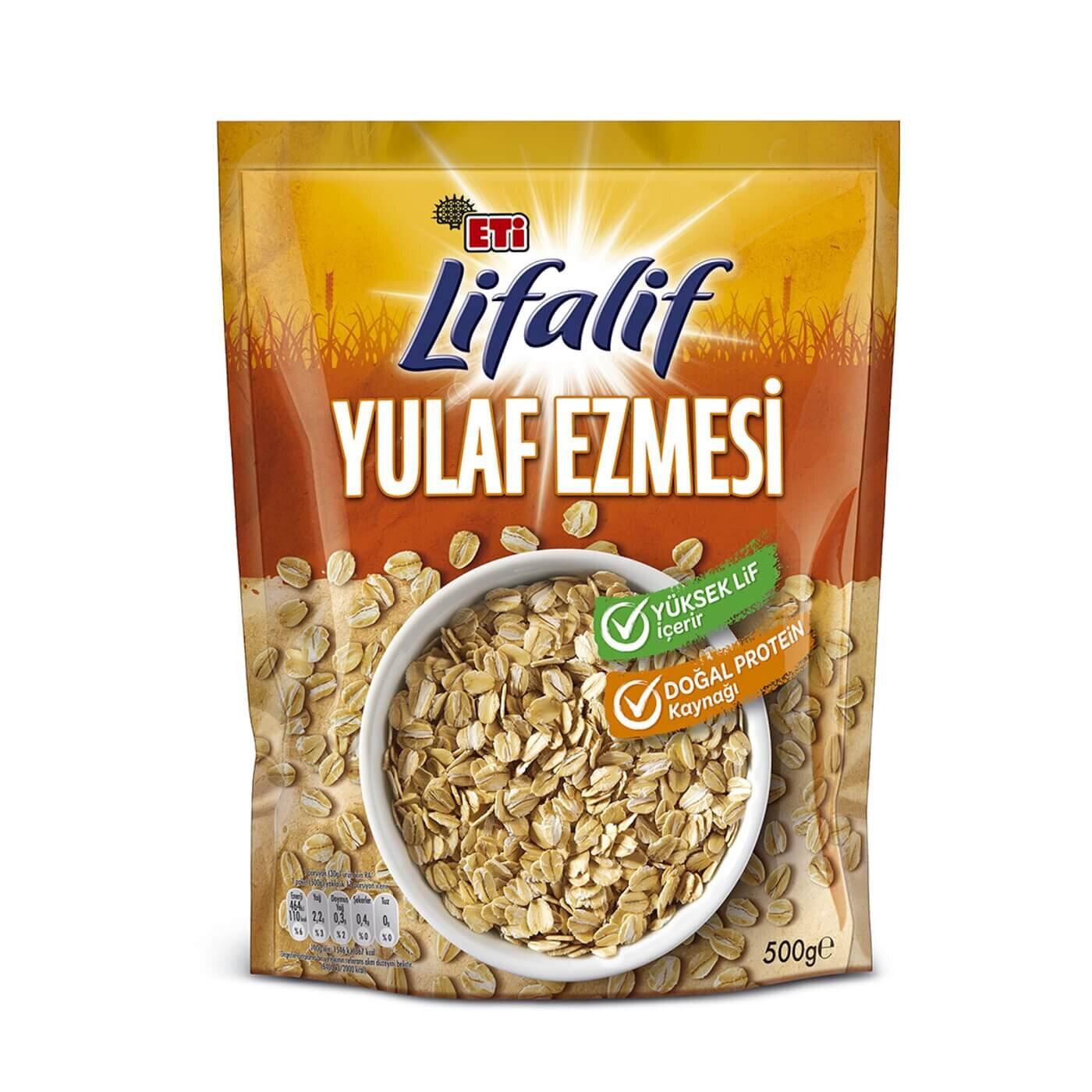 Eti Rolled Oats Nutritious Whole Grain Flakes 500g
