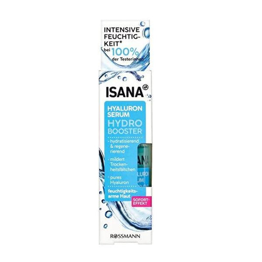 Isana Hydro Booster Hyaluron Serum - Intense Hydration & Nourishment for Healthy, Vibrant Skin