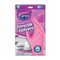 Parex Cleaning Gloves - Waterproof, Natural Latex, Cotton Lined for Household Chores