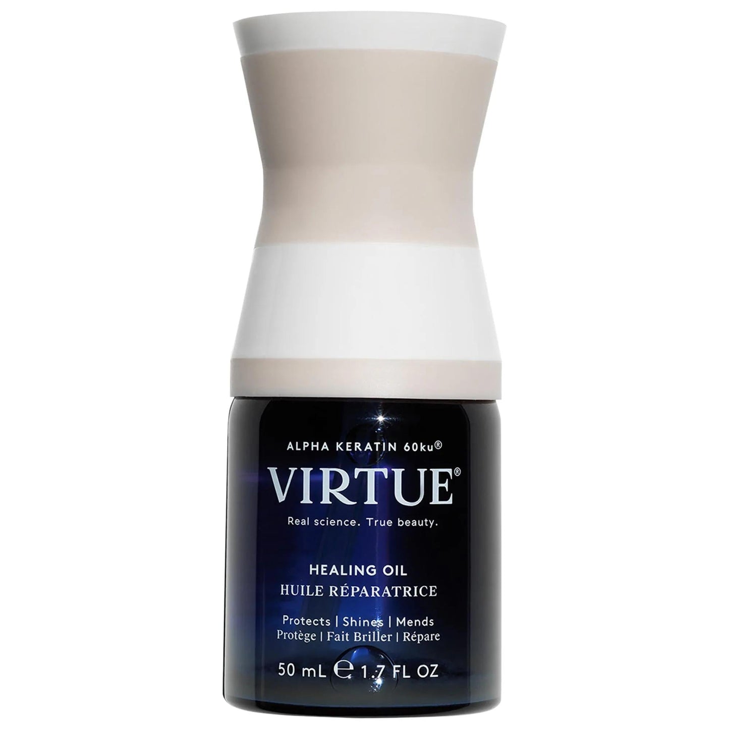 Virtue Hydrating Healing Hair Oil - Nourishing & Protective Hair Care for Dry, Damaged Hair - Vegan, Cruelty-Free