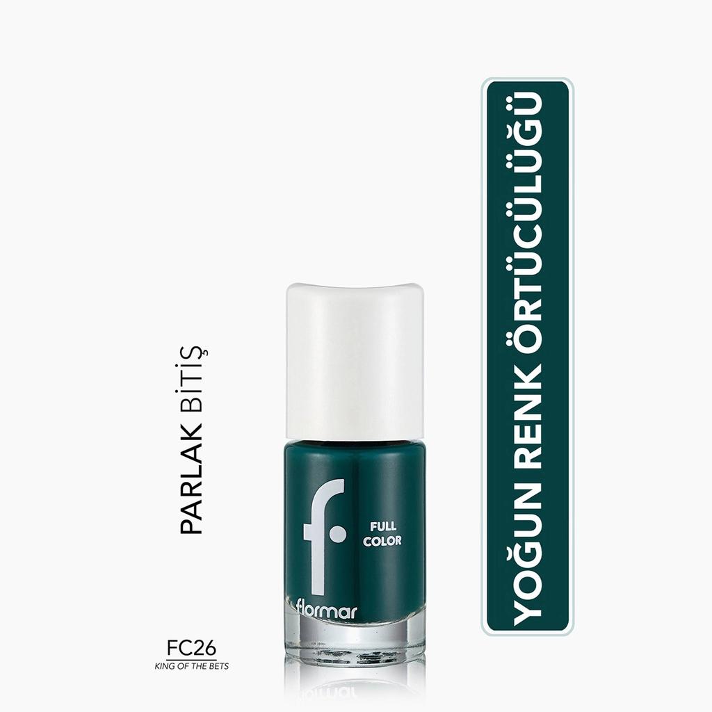 Flormar Full Color High-Pigment Nail Polish FC26 King of Bets 8ml