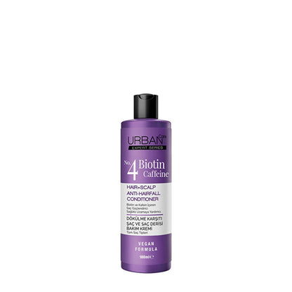 Urban Care Expert Biotin & Caffeine Hair Cream 3.38 fl oz - Anti-Hair Loss, Vegan Hair Growth Serum for Thinning Hair