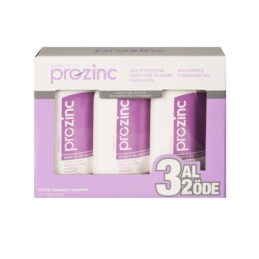 Prozinc Anti-Dandruff Shampoo for Normal to Oily Hair - 10.14 fl oz - Zinc Pyrithione & Provitamin B5