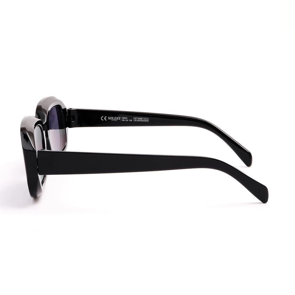 Solest London Black Women's Sunglasses Classic Frame 1 Pair