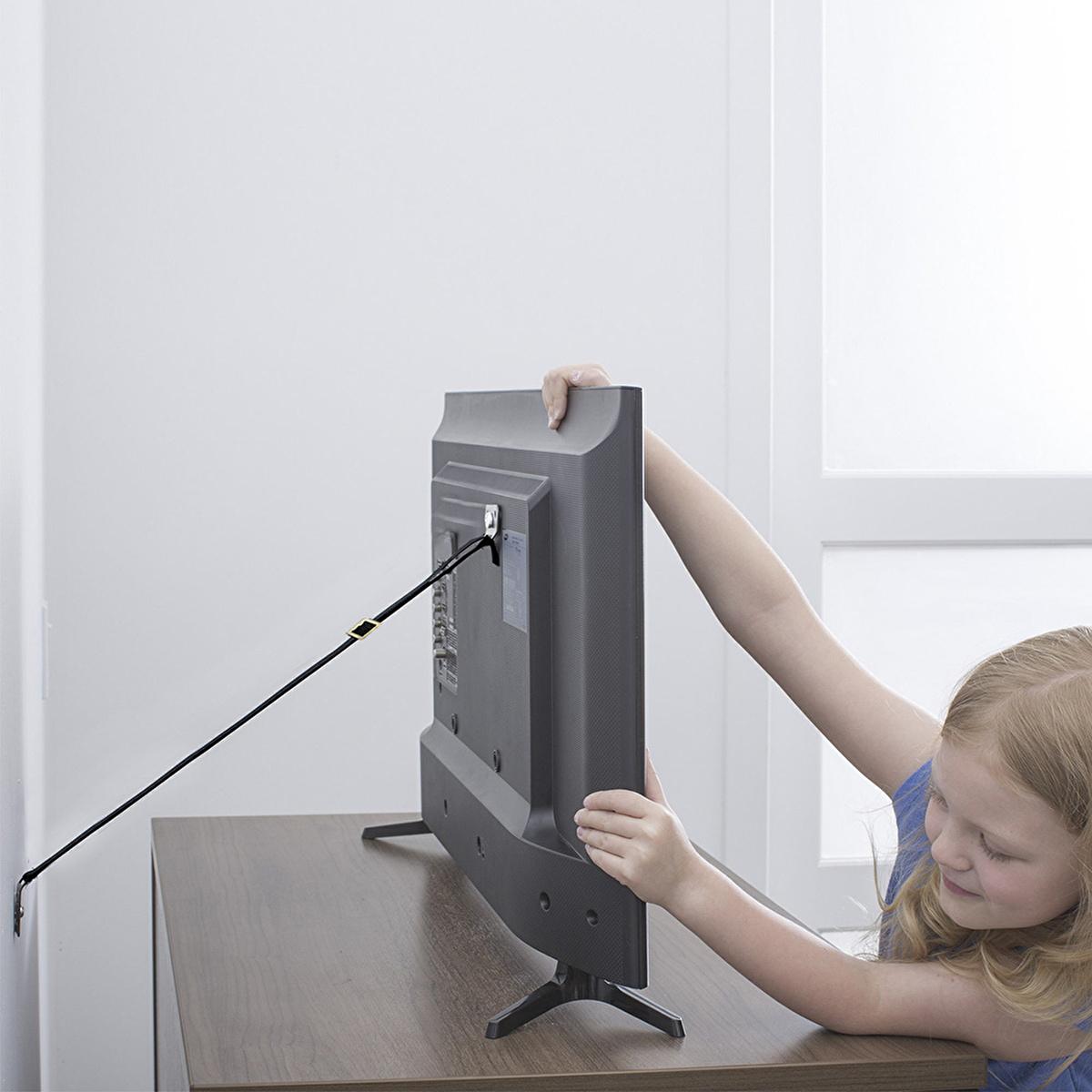 Miny Furniture Safety Anti-Tip Device - Earthquake Safety Device for TV and Furniture Securing