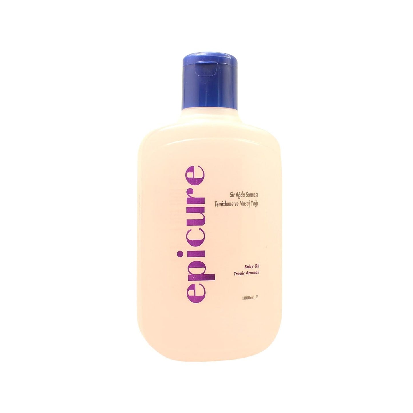 Epicure Wax Removal Oil - Baby Oil Scented Cleaner for Post-Waxing Skin Care, 1000ml