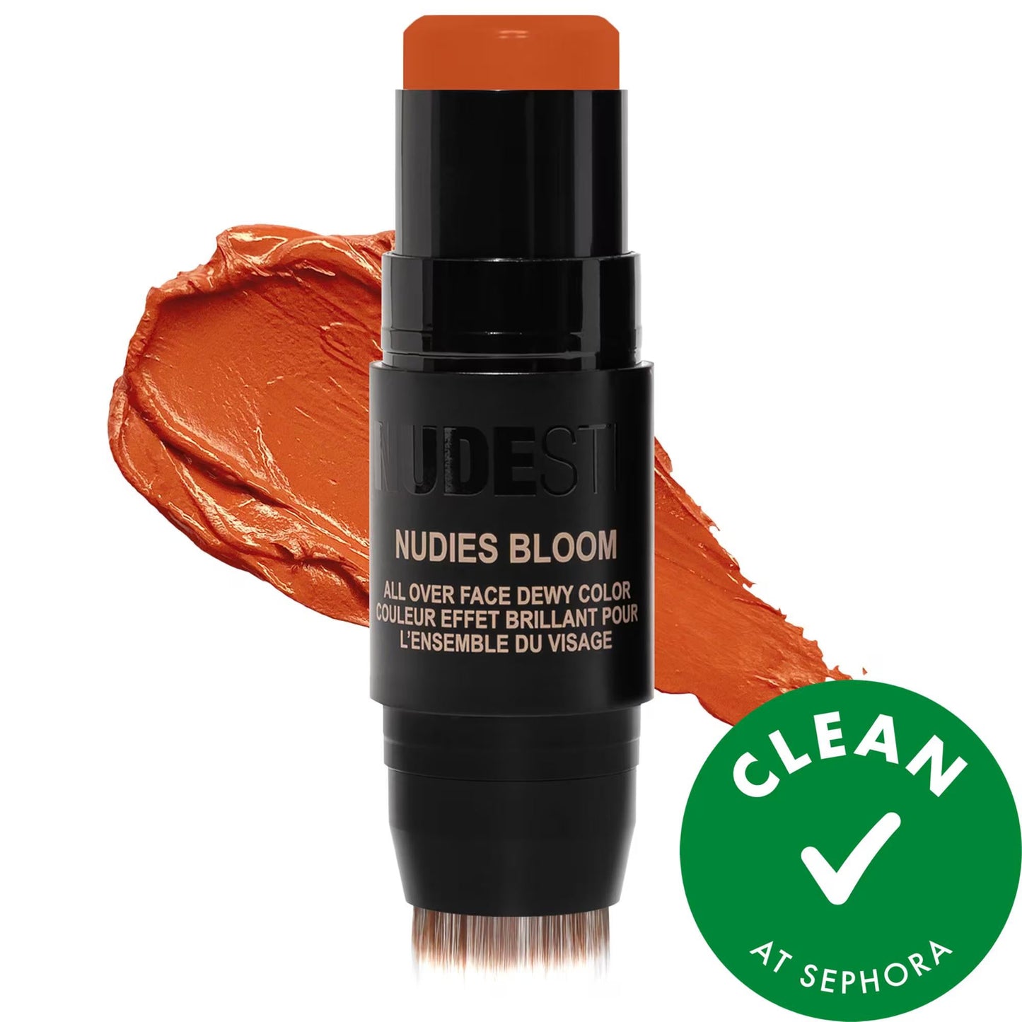 Nudies Cream Blush Stick - Natural Makeup, Vegan & Hypoallergenic Multi-Tasking Beauty Product